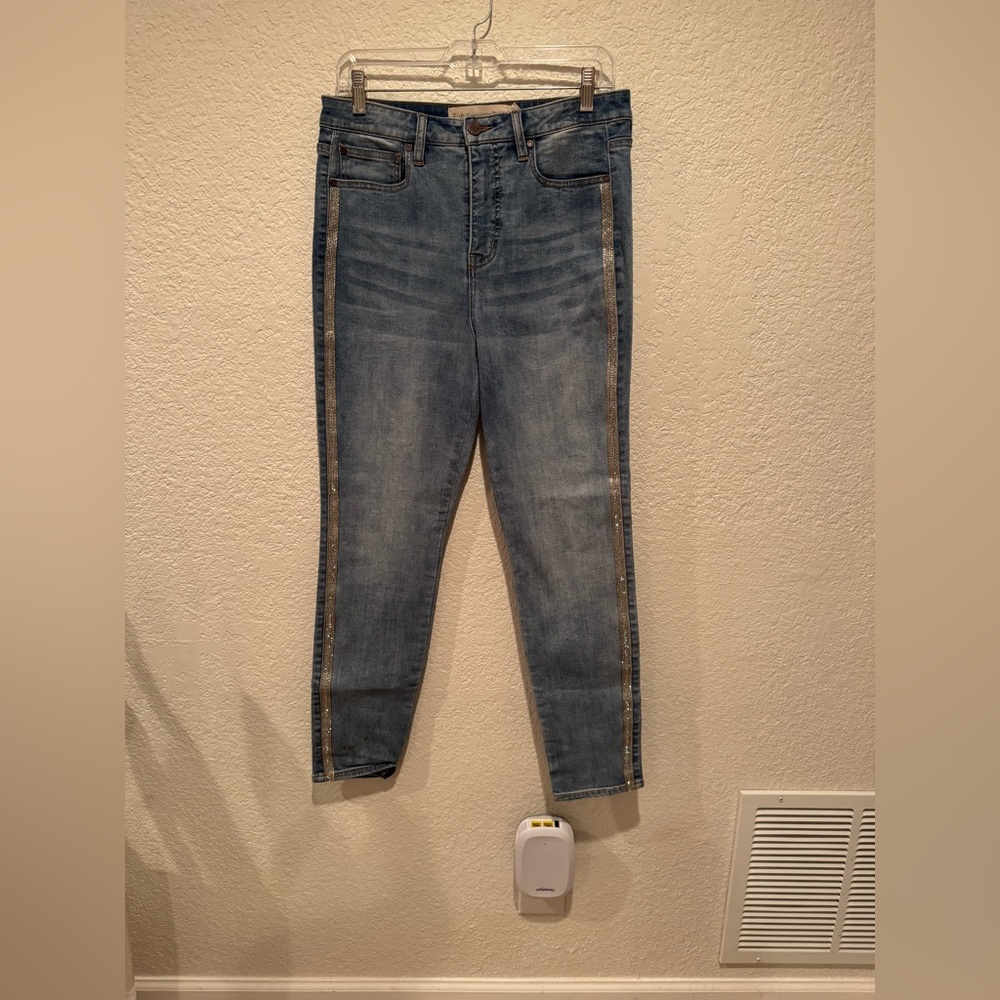 Beautifully detailed denim jeans by Soft Surroundings